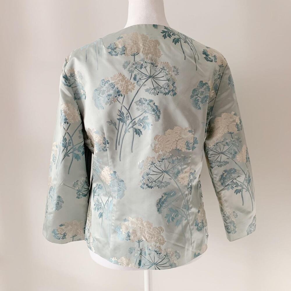 Vintage Anthropologie Odille Silk Jacket Size 4/6 - Picture 2 of 4